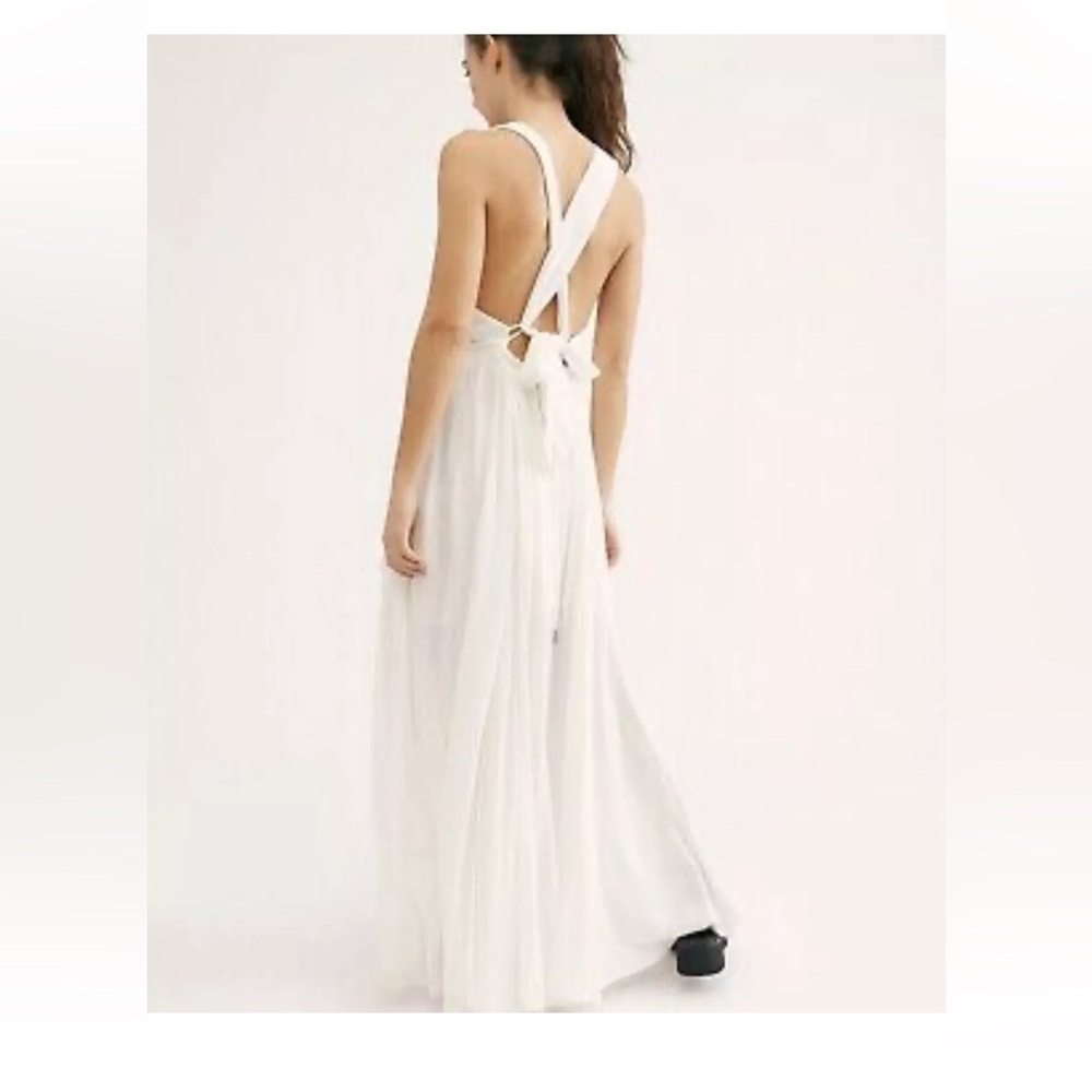 NWT free people strong statement maxi dress size small Color: Ivory - Picture 4 of 4